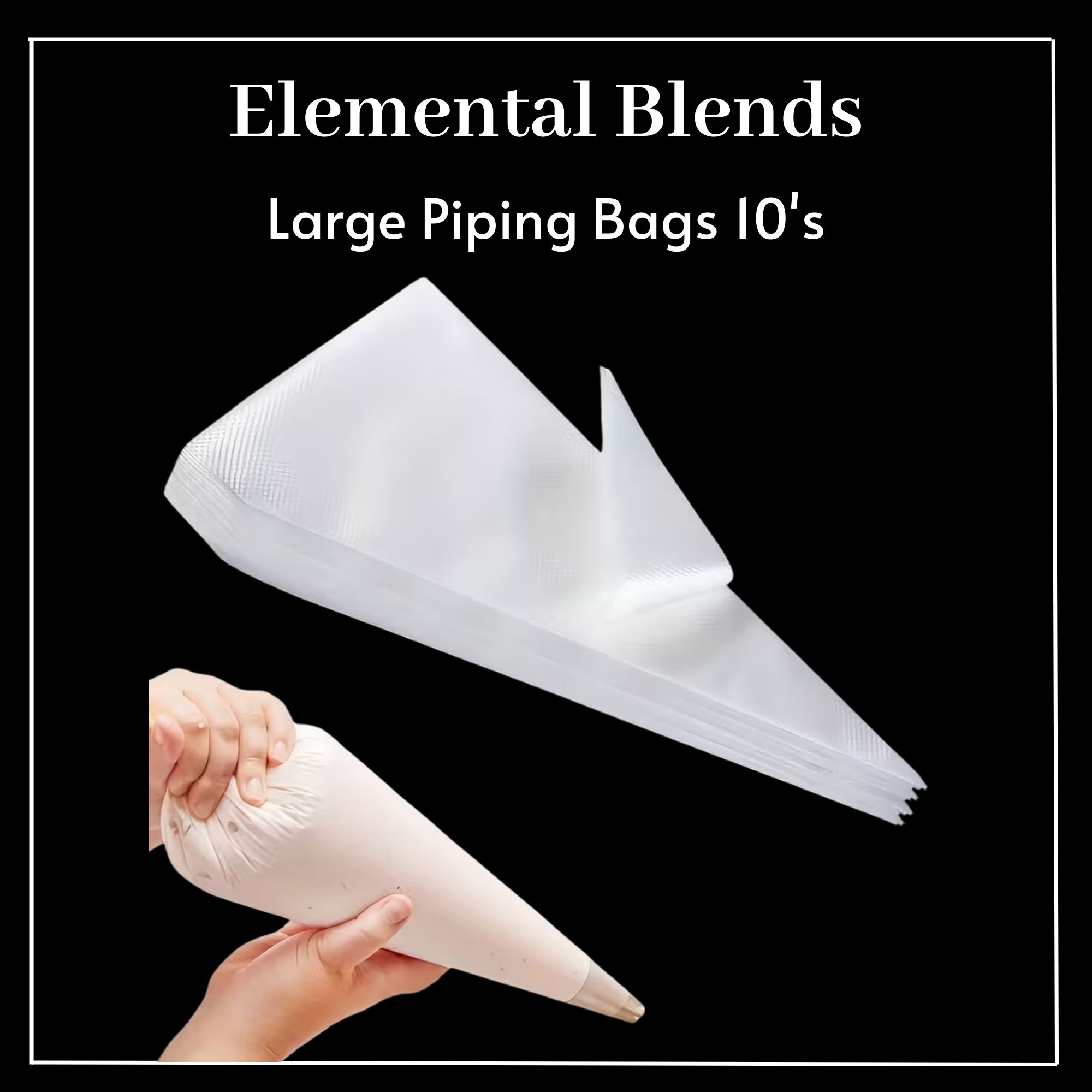 Piping Bags Large 10-pack
